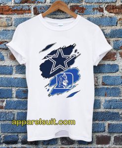 Dallas Cowboys and Duke Blue Devils T-Shirt