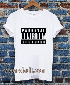 Parental Advisory Explicit Content t-shirt