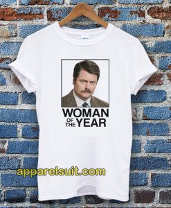 Ron Swanson Woman of the Year Parks and Recreation Tshirt