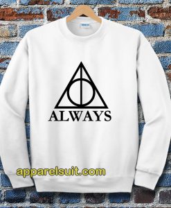 harry potter deathly hallows always Sweatshirt