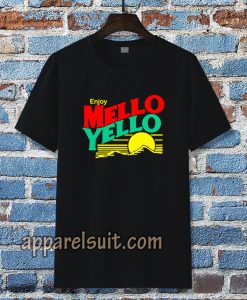 80's Retro Enjoy Mellow Yellow Drink T Shirt