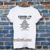 Coronavirus Covid19 Covid-19 T-SHIRT