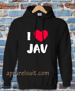 I Love JAV Japanese Adult Hoodie