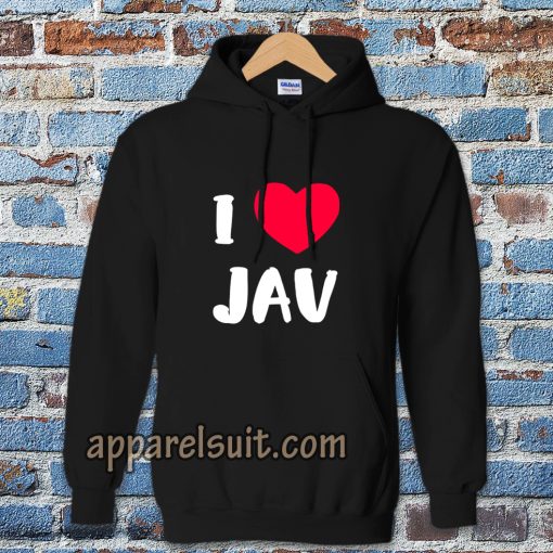 I Love JAV Japanese Adult Hoodie