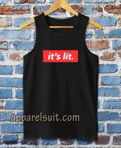 It's Lit black Tanktop