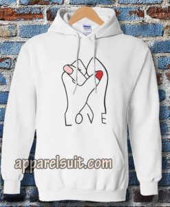 LOVE HANDS FINGER HOODIE