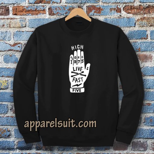 REGULAR FIT BLACK Sweatshirt