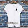 Rose black rose t shirt