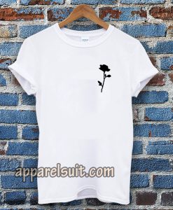 Rose black rose t shirt