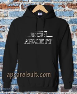 high anxiety font Hoodie