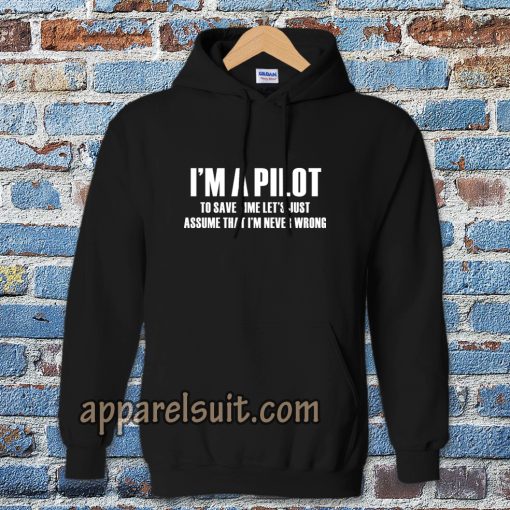 i'am Pilot Aviation Flight School Hoodie