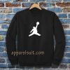 Funny Fat Air Jordan Black Sweatshirt