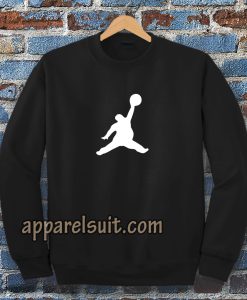 Funny Fat Air Jordan Black Sweatshirt