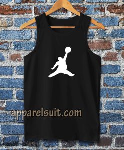 Funny Fat Air Jordan Black Tanktop