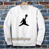 Funny Fat Air Jordan White Sweatshirt