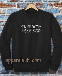 Hidden Message Japanese Fuck You Sweatshirt