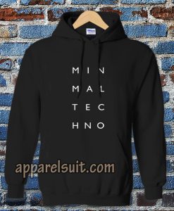 Minimal Techno Hoodie