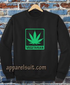 Vegetarian Marijuana Sweatshirt