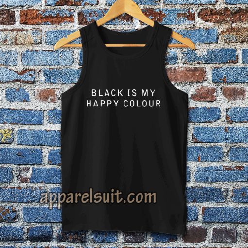 black is my happy colour Tanktop