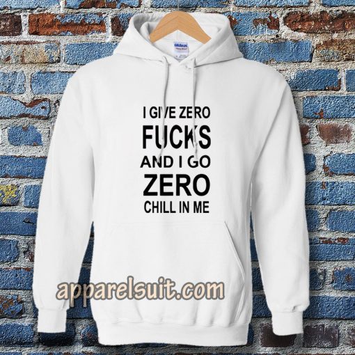 give zero fucks unisex Hoodie