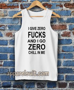 give zero fucks unisex Tanktop