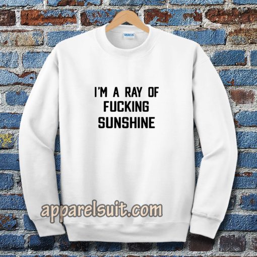 im a ray of fucking sunshine Sweatshirt