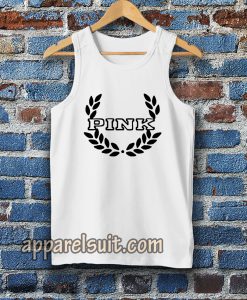 pink logo tanktop