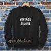 vintage square sweatshirt