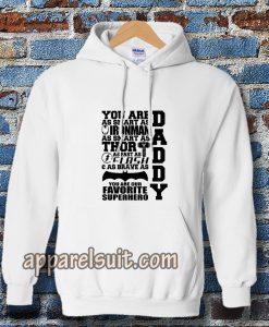 Daddy Superhero Hoodie