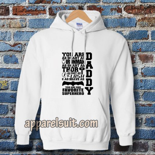 Daddy Superhero Hoodie