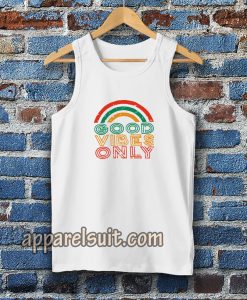 Good Vibes Only Rainbow Tanktop