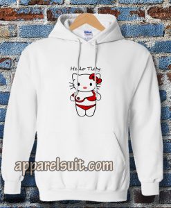 hello titty funny parody hello kitty Hoodie