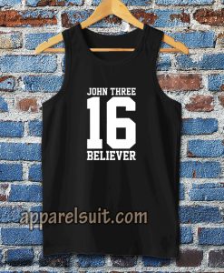 john three 16 believer tanktop