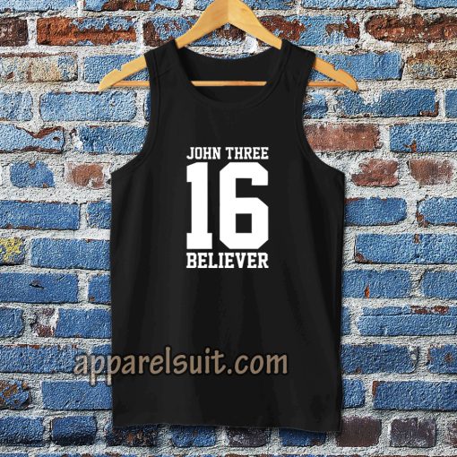 john three 16 believer tanktop