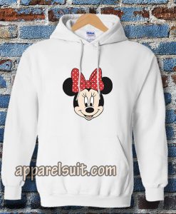 minnie mouse face Hoodie