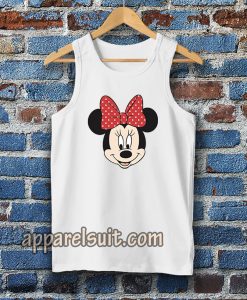 minnie mouse face tanktop