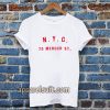 nyc 70 mercer st Tshirt