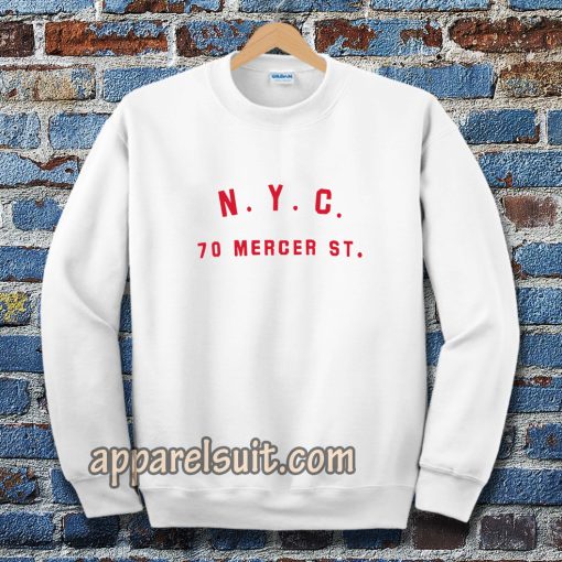 nyc 70 mercer st sweatshirt