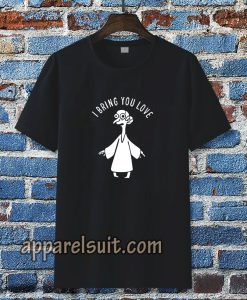 wmn mr burns alien i bring you love t-shirt