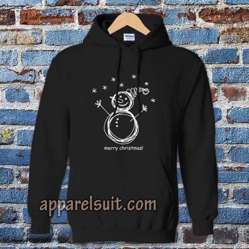 Christmas Doodle Funny Snowman Cute Hoodie