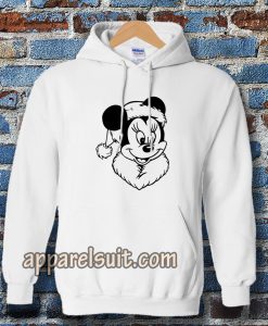 Coloriage Mickey Noel Hoodie