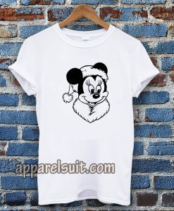 Coloriage Mickey Noel T-shirt