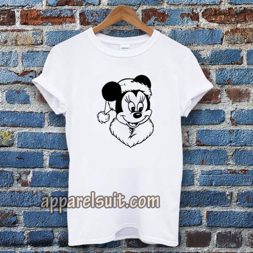 Coloriage Mickey Noel T-shirt