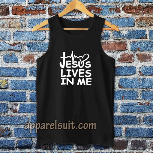 Jesus Lives in me christian Tanktop