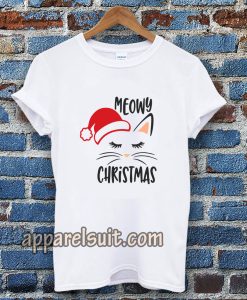 Meowy christmas T-shirt