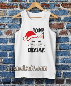 Meowy christmas Tanktop