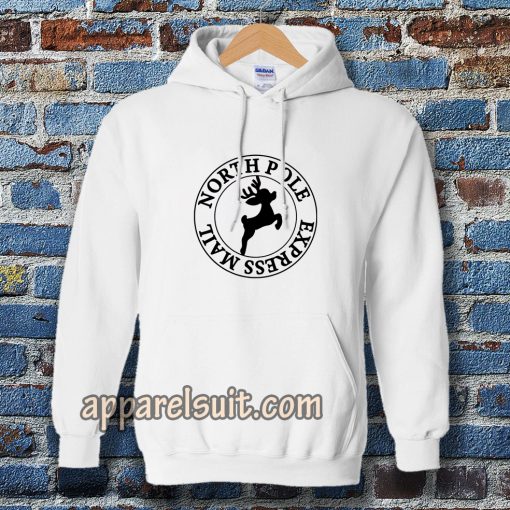 North Pole Express Mail Reindeer Self-inking Stamp Hoodie