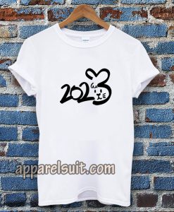 2023 Cute Zodiac Rabbit Font T-shirt TPKJ3