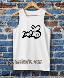 2023 Cute Zodiac Rabbit Font Tanktop TPKJ3