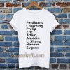 Disney Princes T-shirt unisex TPKJ3